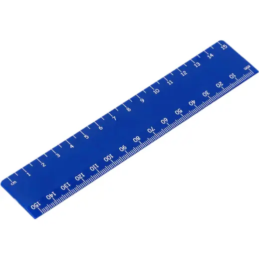 Altitude Scholastic 15cm Ruler Blue Unbranded